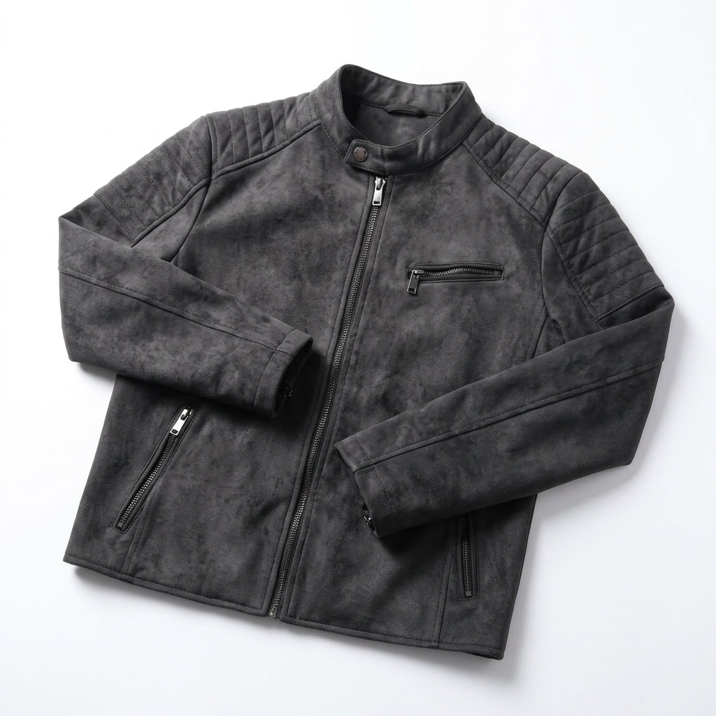 Men's Vintage Leather Jacket for Winter