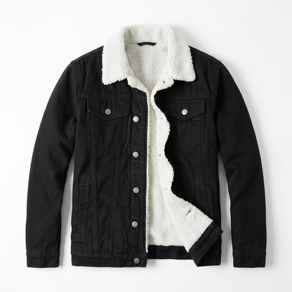 George | Rugged Fleece-Lined Trucker Jacket with Winter Warmth