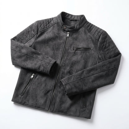 Men's Vintage Leather Jacket for Winter