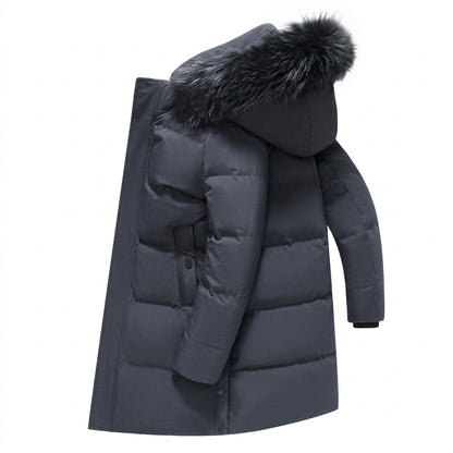 Men's Long Winter Puffer Parka