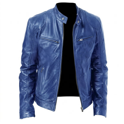 Classic Men's Everyday Leather Jacket