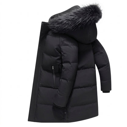 Men's Long Winter Puffer Parka